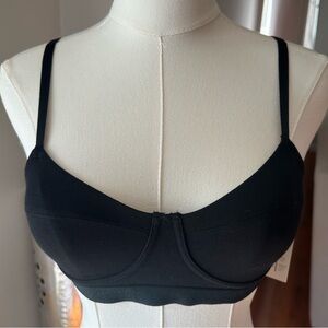 NWT Small Classic Sophisticated Comfortable Black  Balconette Bras.